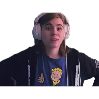 😌 Fallout Fallout, Vault Boy, jeu vidéo, personnage, pouce levé telegram sticker