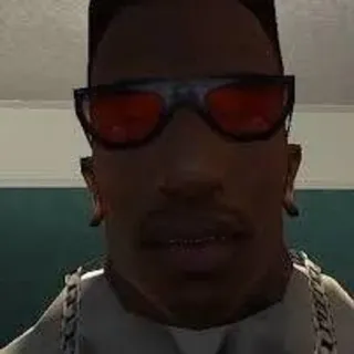 🌟 Carl Johnson Grand Theft Auto: San Andreas CJ, Carl Johnson, Grand Theft Auto, San Andreas, personagem de videogame whatsapp sticker