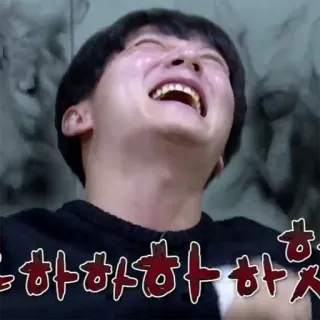 😈 ㅋㅋㅋㅋㅋㅋㅋㅋ rindo, coreano, meme, engraçado, expressão telegram sticker