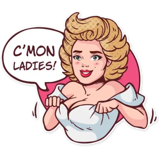 Marilyn telegram stickers