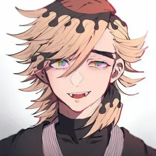 🥴 Doma Demon Slayer Anime, Quỷ, Ma cà rồng, Nụ cười, Nhân vật, Doma, Thanh Gươm Diệt Quỷ telegram sticker