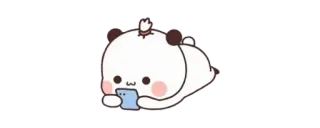 ✨ Panda, Carino, Animale, Adesivo, Orso whatsapp sticker