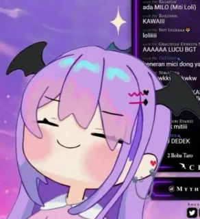 🌟 ada MILO (Miti Loli) 애니메이션, 귀여운, 만화, 캐릭터 telegram sticker