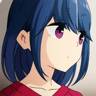 👀 anime, mangá, menina, desenho animado, retrato telegram sticker