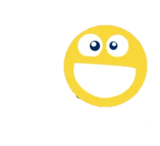 😁 อิโมจิ, หน้ายิ้ม, สีเหลือง, เรียบง่าย telegram sticker