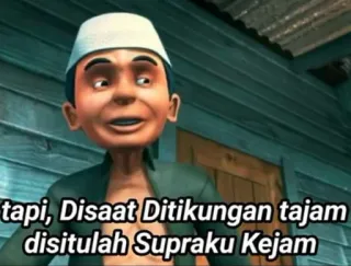 🤔 tapi, Disaat Ditikungan tajam disitulah Supraku Kejam telegram sticker