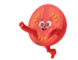😂 tomate, dibujos animados, fruta, verdura whatsapp sticker