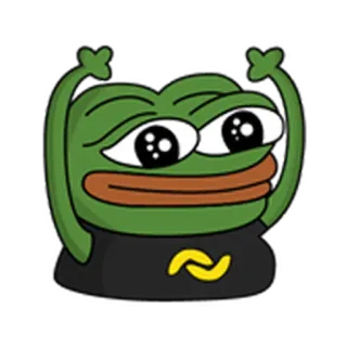 🙌 Pepe the Frog pepe, rana, meme, meme de internet, dibujos animados, personaje, celebración telegram sticker