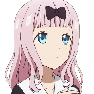 🙄 Chika Fujiwara Kaguya-sama: Love Is War Anime, Chika, Kawaii, Carino, Manga, Love is War whatsapp sticker