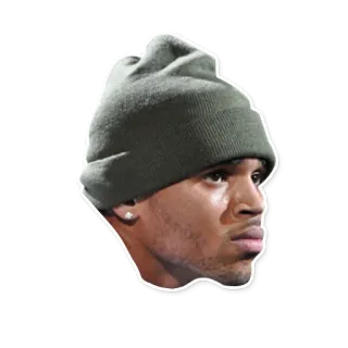 😕 homme, chapeau, portrait, célébrité, chanteur telegram sticker