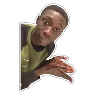 🤨 Khaby Lame khaby lame, reaktion, meme, comedy, lustig, tiktok telegram sticker