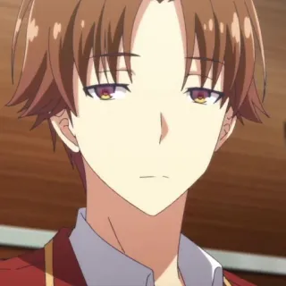 ⭐ Ayanokoji Classroom of the Elite Anime, Manga, Ayanokoji, Classroom of the Elite, Karakter, Remaja, Pelajar telegram sticker