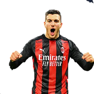 👊 Emirates FLY BETTER futebol, futebol, esportes, jogador, AC Milan telegram sticker