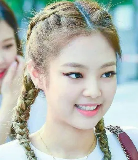 🌸 Jennie Kim kpop, singer, hairstyle, beauty, woman, celebrity, idol telegram sticker