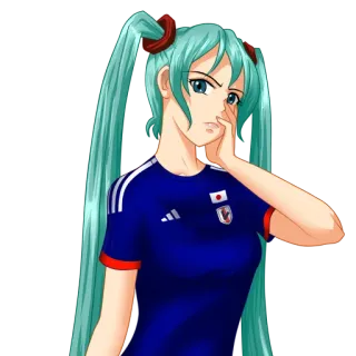 😡 Hatsune Miku Anime, Manga, Vocaloid, Hatsune Miku, Weiblich, Süß, Japanisch whatsapp sticker