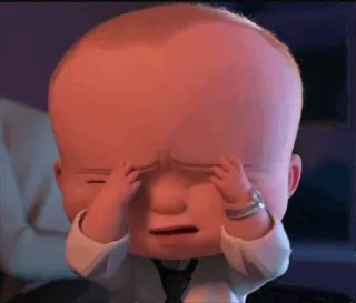 🙈 Boss Baby The Boss Baby em bé, khóc, buồn, hoạt hình, phim whatsapp sticker