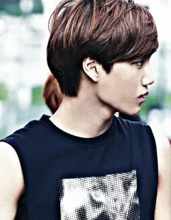 ➰ person, male, k-pop, singer, young, portrait whatsapp sticker