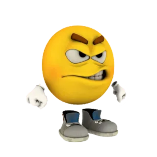 👿 arrabbiato, emoji, cartone animato, scontroso, infastidito telegram sticker