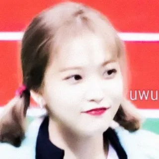 👶 uwu uwu, lindo, chica, expresión, coreano, cara telegram sticker