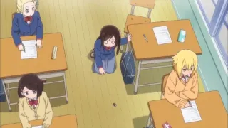 😨 anime, classroom, school, students, desk, education telegram sticker