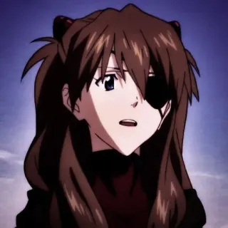 🎪 Asuka Langley Sohryu Neon Genesis Evangelion anime, manga, character, girl, evangelion, asuka telegram sticker