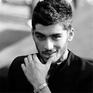 😈 Zayn Malik ゼイン・マリク, 歌手, ワン・ダイレクション, ポートレイト, セレブ, 音楽 telegram sticker