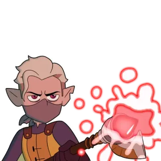 😡 Hunter The Owl House Dibujos animados, Magia, Fantasía, Personaje, Animación telegram sticker