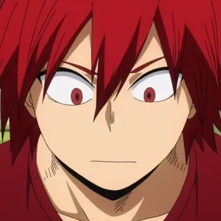 😳 Kirishima Eijiro My Hero Academia Аниме, Моя геройская академия, Киришима Эйджиро, Рэд Райот, Персонаж, Фанатское творчество whatsapp sticker