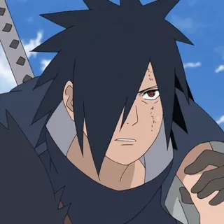 🌑 Madara Uchiha Naruto Anime, Manga, Ninja, Krieger, Schwert telegram sticker