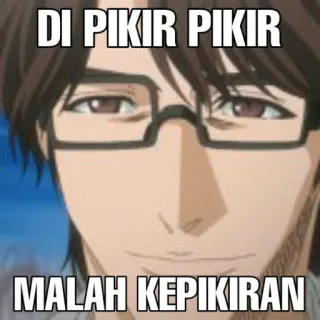 🗿 DI PIKIR PIKIR
MALAH KEPIKIRAN Meme, Engraçado, Retrato, Anime, Piada telegram sticker