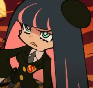 😑 Stocking Anarchy Panty & Stocking with Garterbelt Anime, Desenho animado, Personagem, Meia, Anarquia, Panty & Stocking with Garterbelt telegram sticker