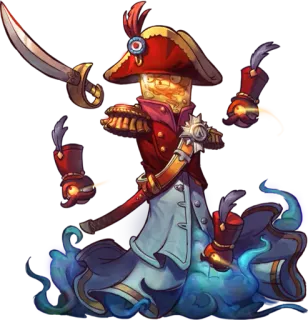 👱 pirata, ufficiale, spada, fantasy, personaggio, militare, violenza telegram sticker