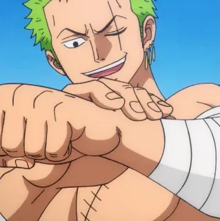 🐉 Zoro One Piece аниме, ван пис, зоро, ророноа зоро, мечник telegram sticker