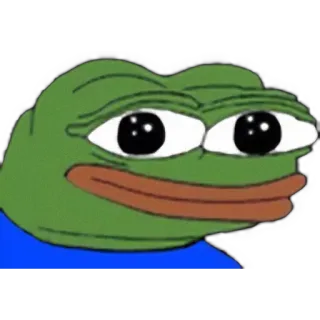 🙂 Pepe the Frog pepe, 青蛙, 表情包, 网络, 卡通 telegram sticker