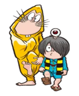 👥 anime, manga, cartoon, japanese animation, character telegram sticker