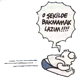 😨 O ŞEKİLDE BAKMAMAK LAZIM!!!! telegram sticker