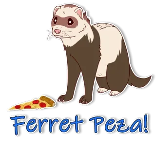 Ferret Pack telegram stickers