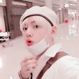 🗼 랍장 kpop, idol, coreano, moda, lindo, boina telegram sticker