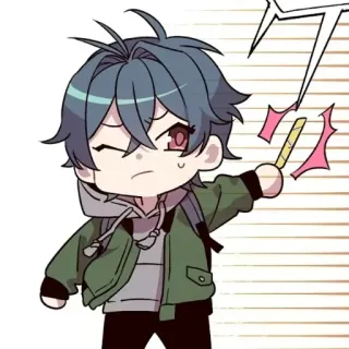 🍭 chibi, anime, manga, cute, cartoon, character whatsapp sticker