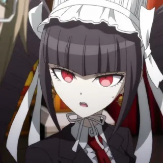 🃏 Celestia Ludenberg Danganronpa Anime, Personagem, Celestia Ludenberg, Danganronpa, Gothic Lolita telegram sticker