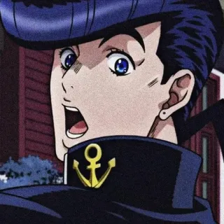 💎 Josuke Higashikata JoJo's Bizarre Adventure อนิเมะ, มังงะ, โจสุเกะ, โจโจ้ telegram sticker