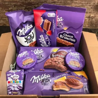 🍫 Milka, Joy Fills, Choco Brownie, Sensati, Choco Jaffa, ORANGE JELLY, SONOKO-DROPS Schokolade, Süßigkeiten, Süßes, Milka, Essen, Dessert, Snacks whatsapp sticker