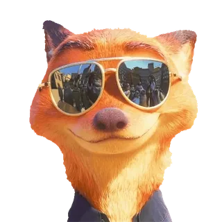 😎 Nick Wilde Zootopia telegram sticker
