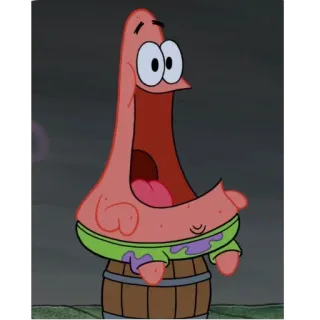 🫥 Patrick Star SpongeBob SquarePants telegram sticker