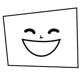 😂 visage, sourire, emoji, joyeux, dessin animé telegram sticker