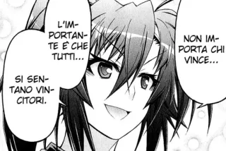 👌 L'IMPORTANTE E CHE TUTTI... SI SENTANO VINCITORI.
NON IMPORTA CHI VINCE... Anime, Manga, Text, Comic, Italienisch, Figur telegram sticker