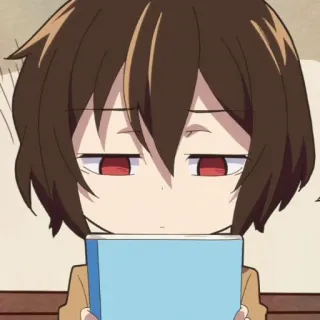 🧳 Anime, Personnage, Chibi, Livre telegram sticker