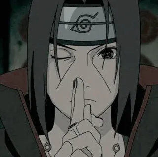 🎼 Itachi Uchiha Naruto Аниме, Ниндзя, Учиха, Итачи, Манга, Шаринган telegram sticker