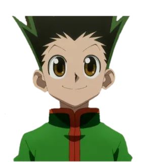 🙂 Gon Freecss Hunter x Hunter anime, manga, gon freecss, hunter x hunter, cartoon, character telegram sticker