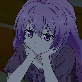 🆖 Anime, Mädchen, süß, Manga, Porträt telegram sticker